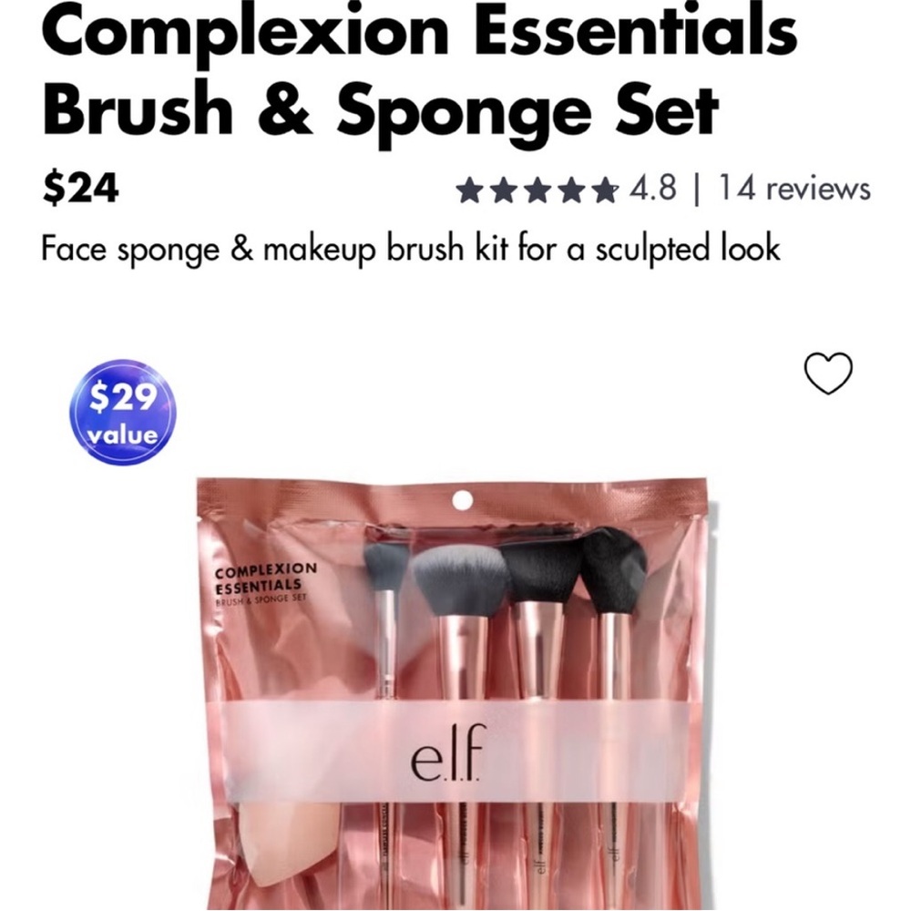e.l.f. Complexion Essentials Brush Set - Picture 2 of 11